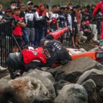 motorcycle accident scene