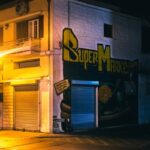 supermarket at night