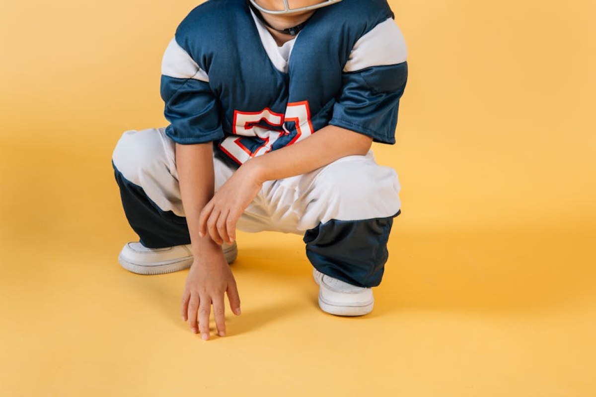 childhood photo athlete