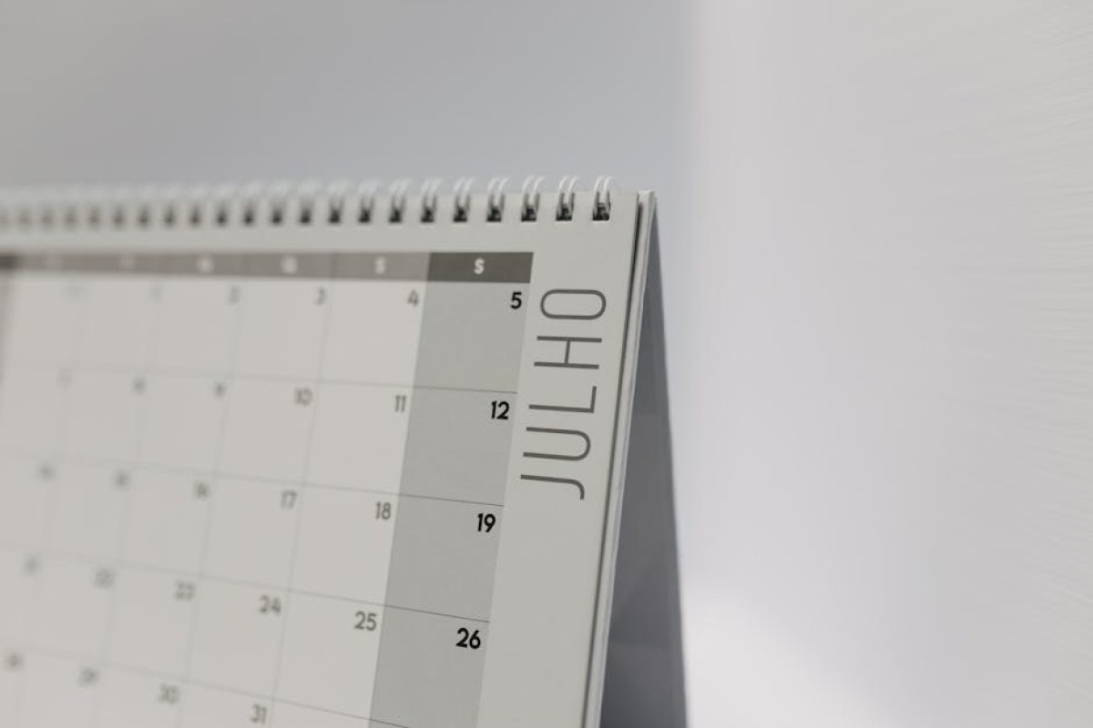 office calendar