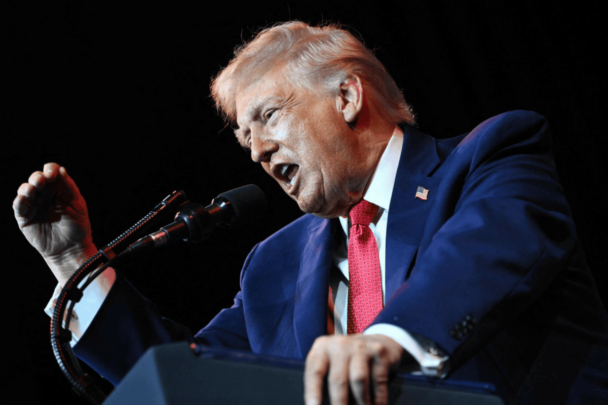 Donald Trump speaking