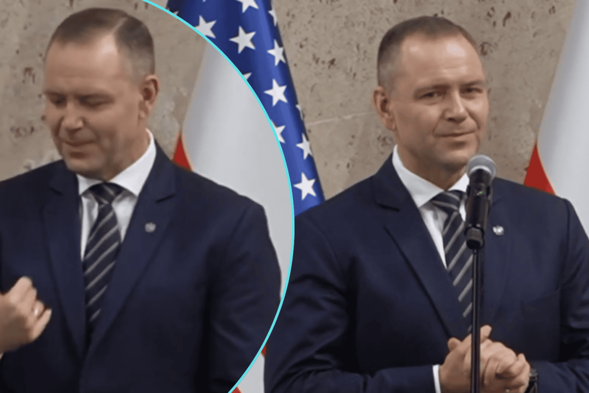 president catching medal