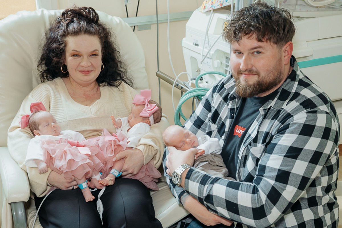 newborn triplets hospital