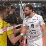 volleyball match action