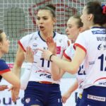 volleyball match action