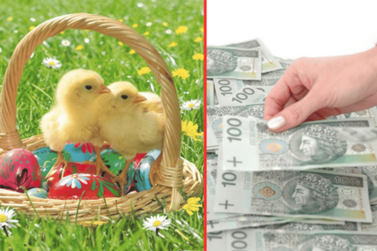 Easter shopping basket