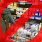 empty supermarket shelves