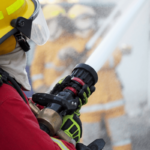 burned restaurant building