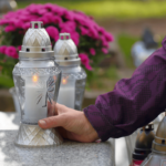 cemetery plastic decorations