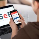 digital invoice laptop