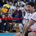 volleyball match action