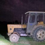 police tractor chase