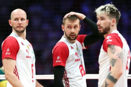 volleyball match action