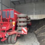 tractor field fertilizer