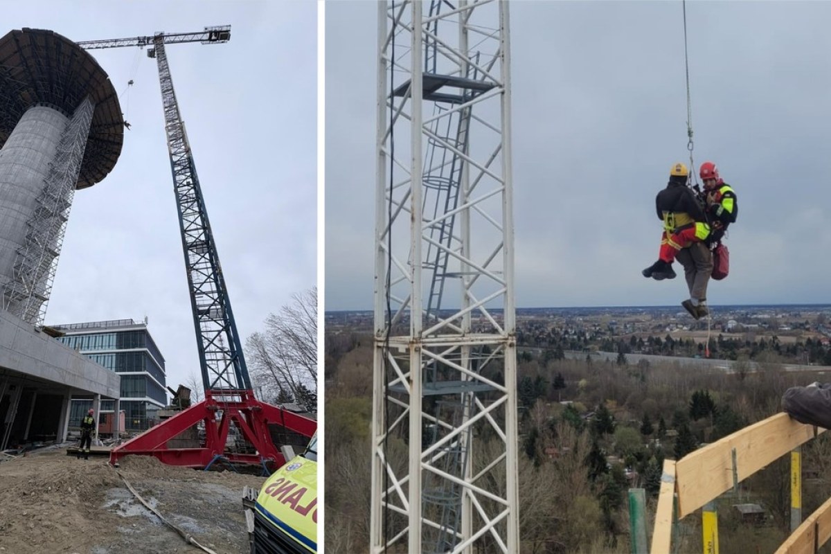 firefighter rescue construction