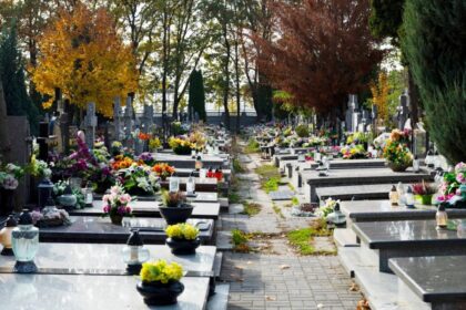 cemetery stairs accident