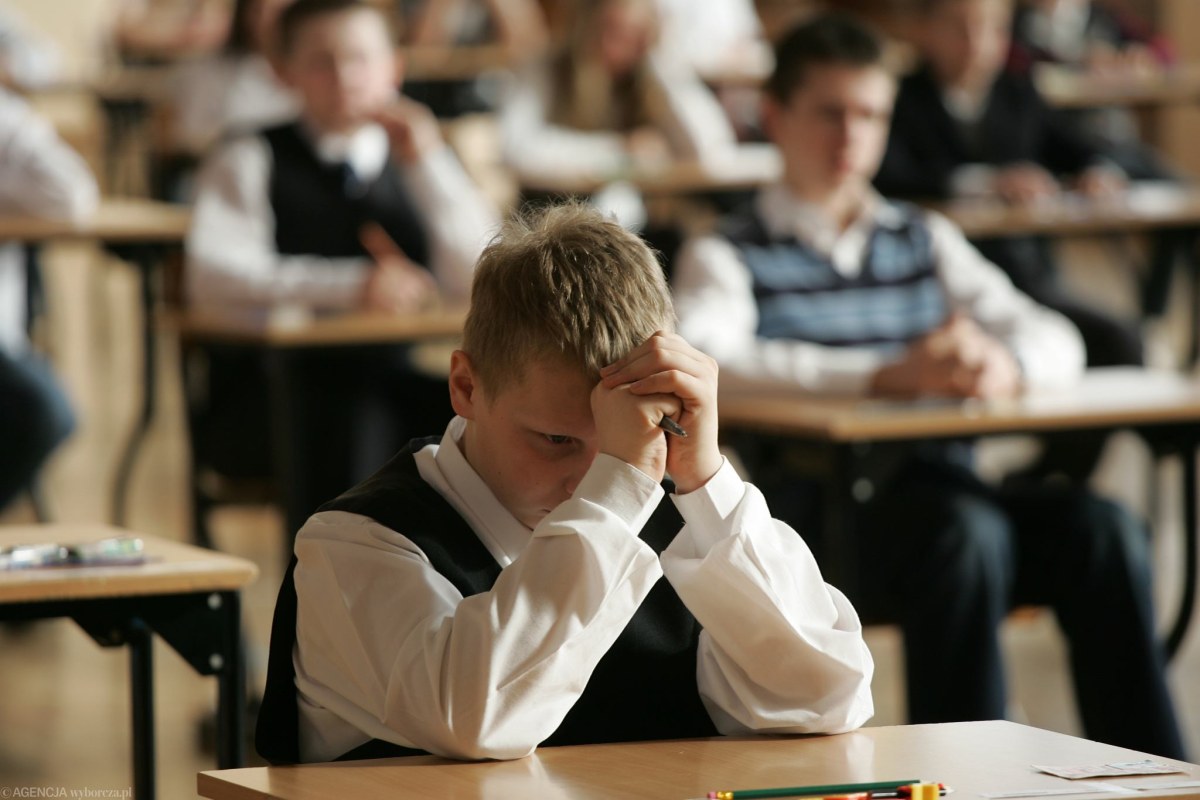 stressed student studying