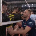 volleyball match action