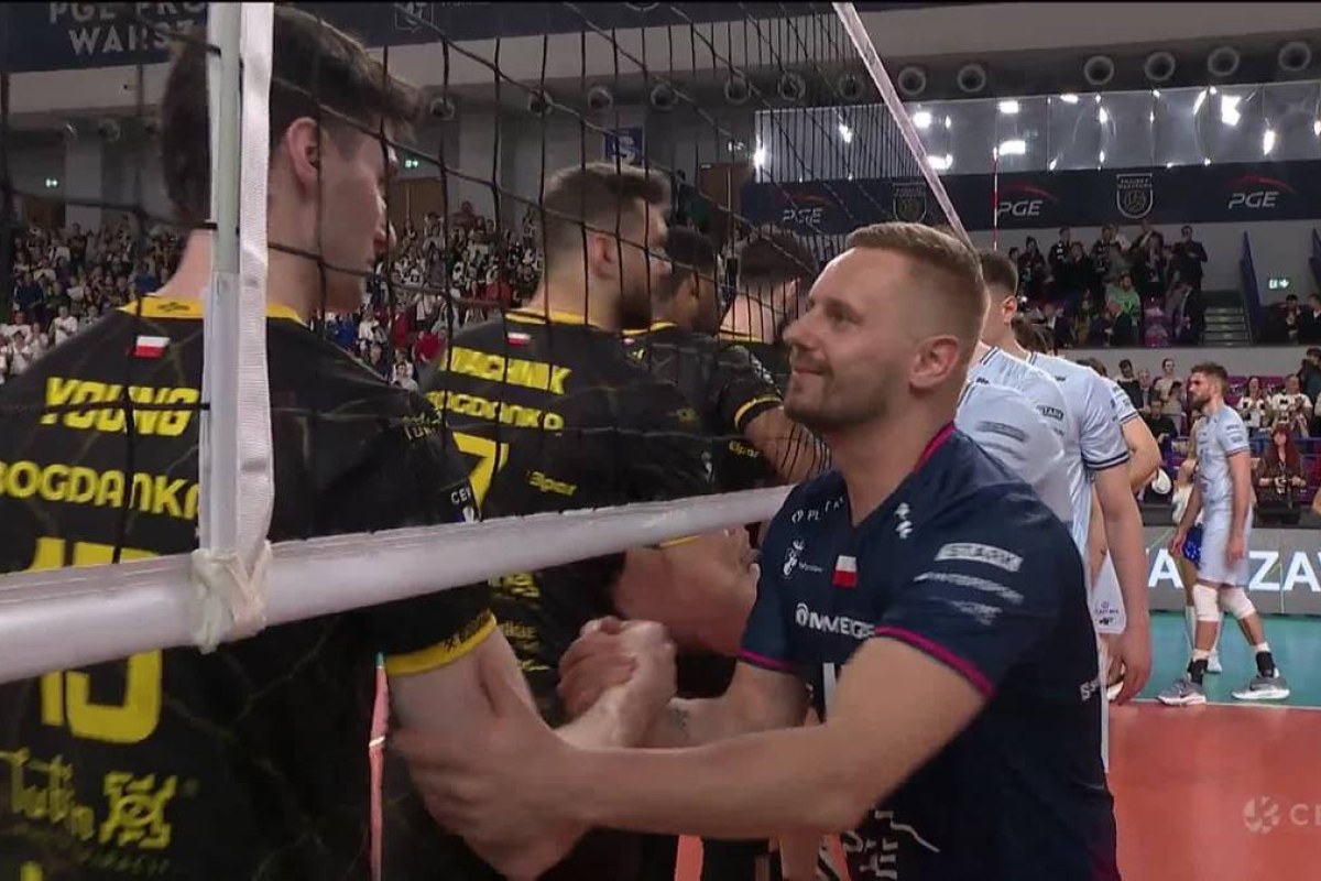 volleyball match action