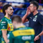 volleyball match action