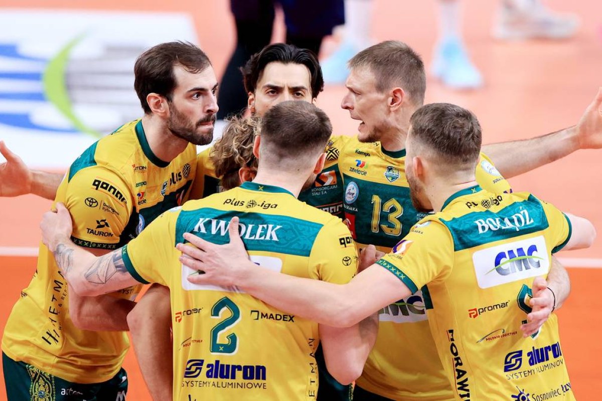 volleyball match action