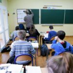 empty classroom teacher