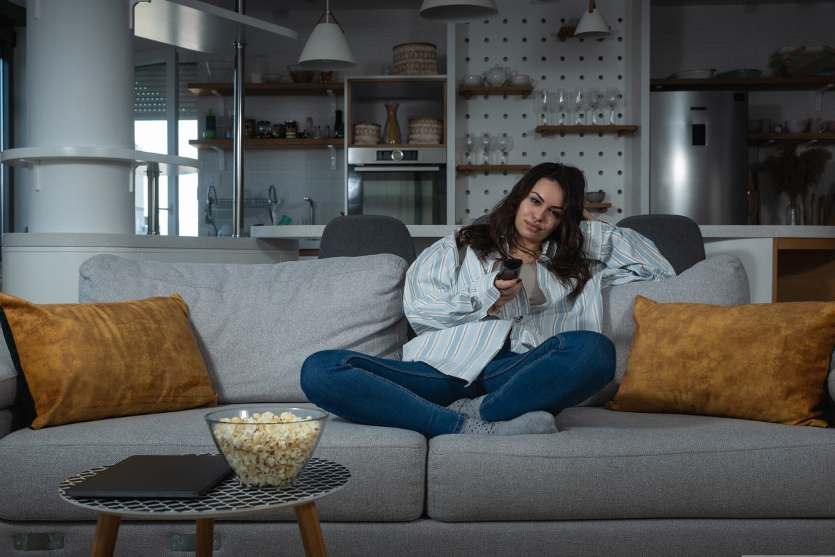 tired mother evening