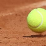 tennis players celebration