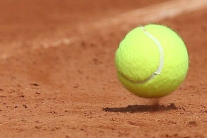 tennis players celebration