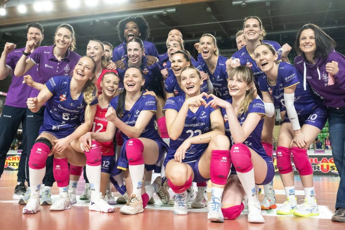 volleyball match action