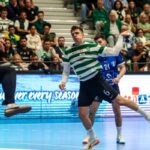 handball match action