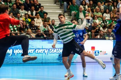 handball match action