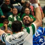 handball match action