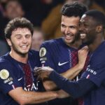 PSG football celebration