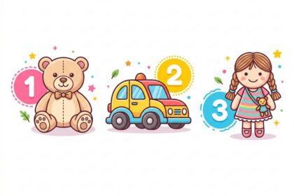 toys selection collage