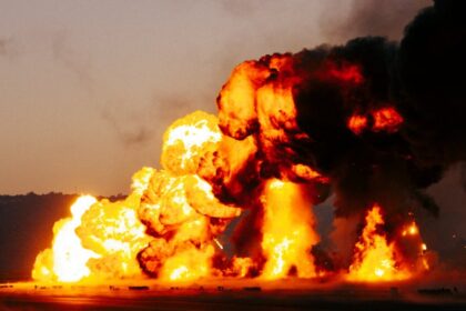 explosion smoke city