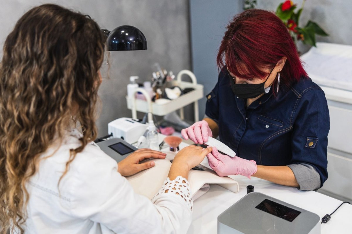 worried stylist client