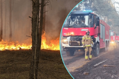 wildfire firefighters aerial