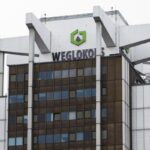 coal terminal sunset