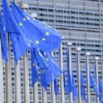 EU flag Poland graph