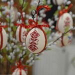 Easter decorations forest