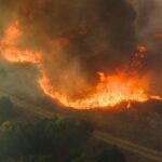 forest fire aerial
