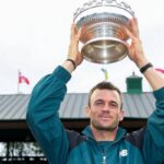 tennis match celebration