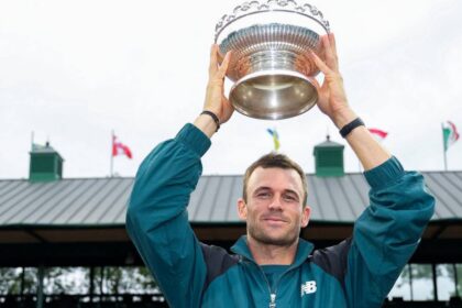 tennis match celebration