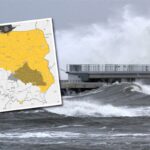 stormy weather landscape