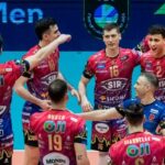 volleyball match action