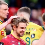 volleyball match action