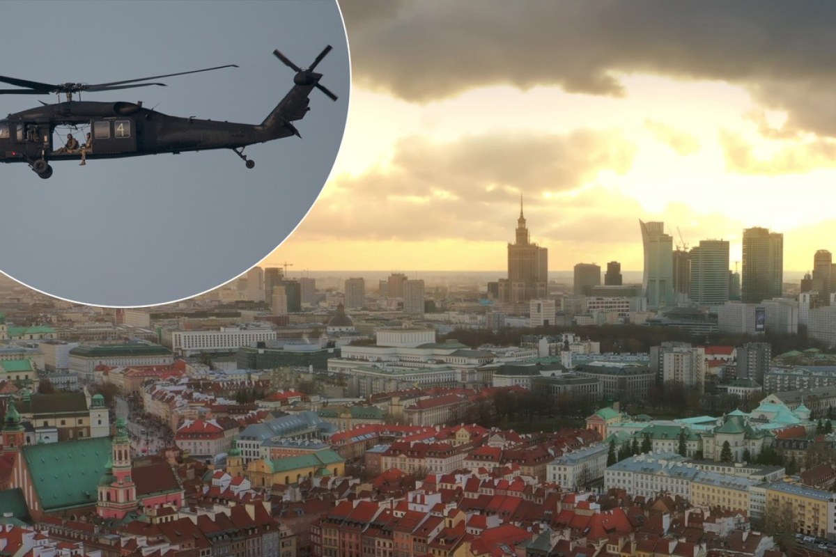 police helicopter city