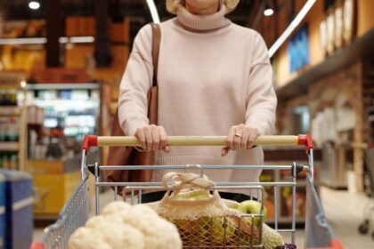 plastic bottles supermarket