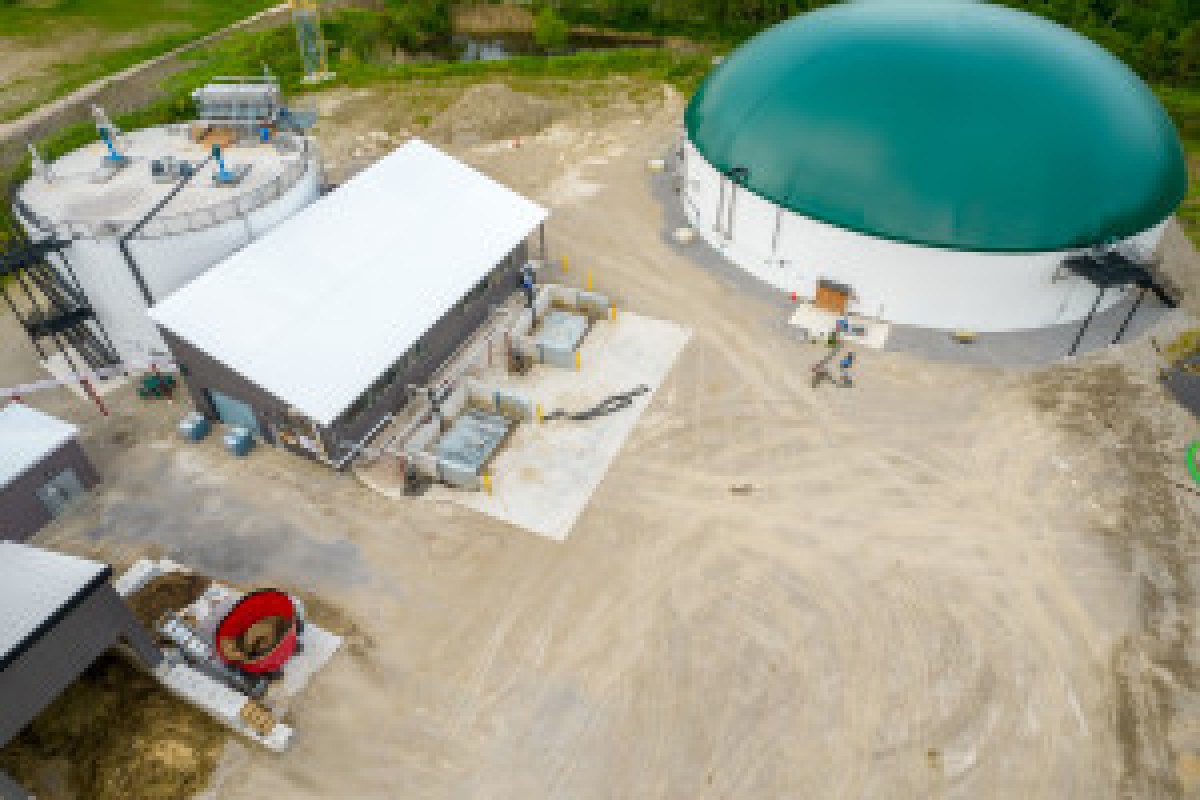 biogas plant tank